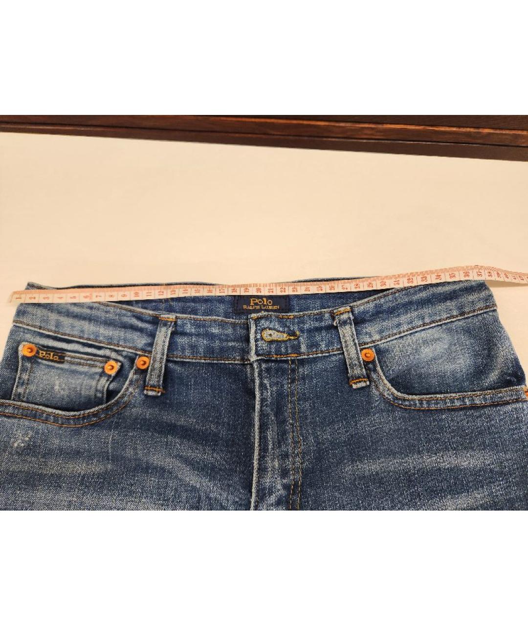 POLO RALPH LAUREN Синие хлопковые детские джинсы, фото 3