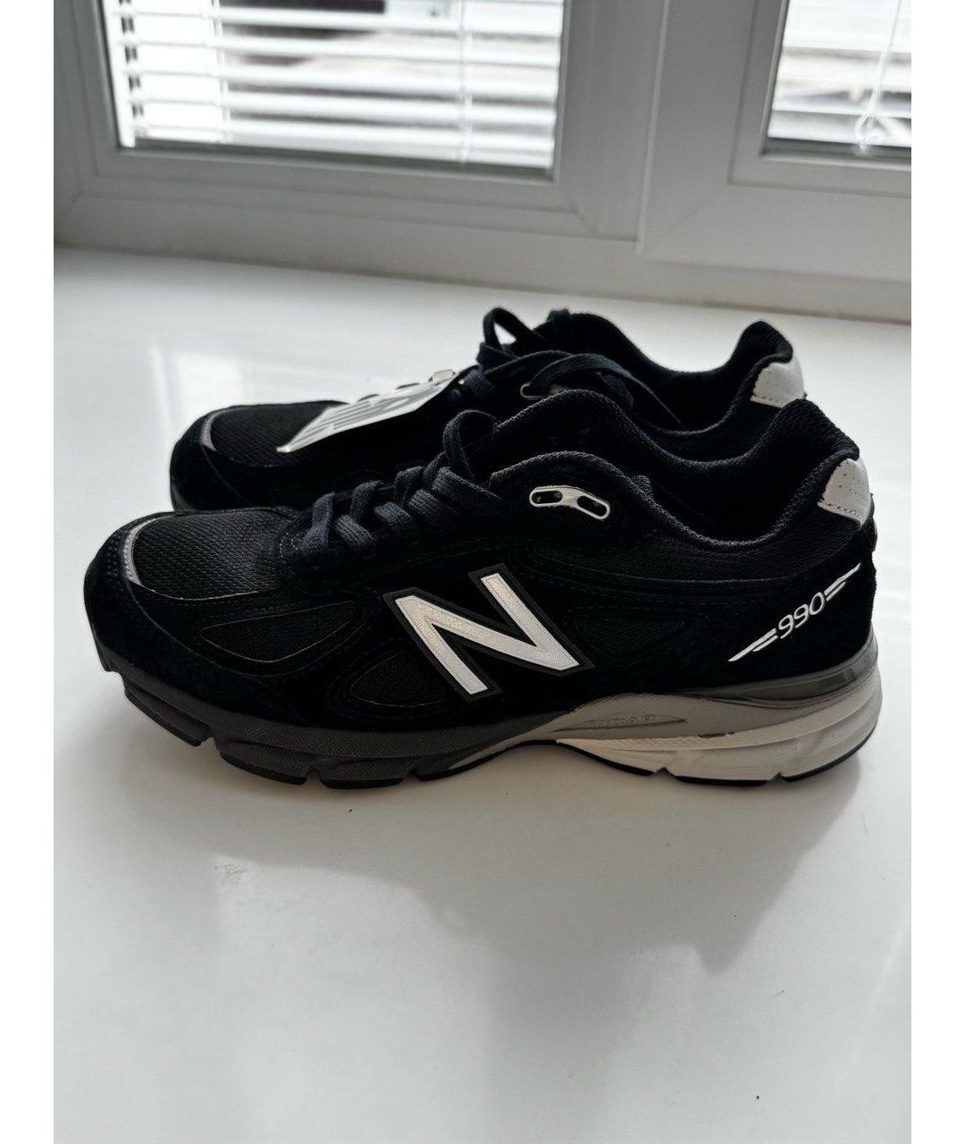 NEW BALANCE Черные замшевые кроссовки, фото 8