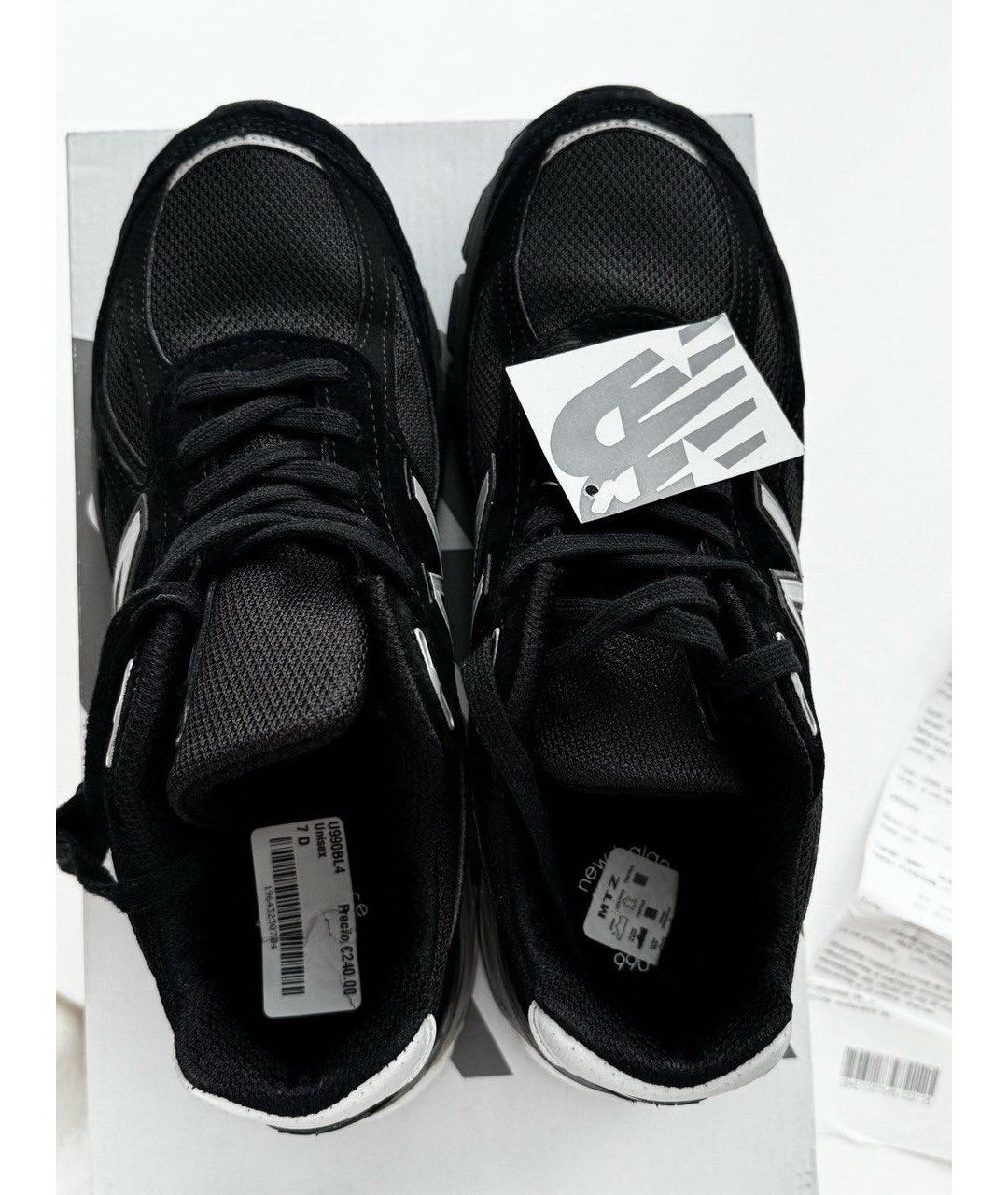 NEW BALANCE Черные замшевые кроссовки, фото 3