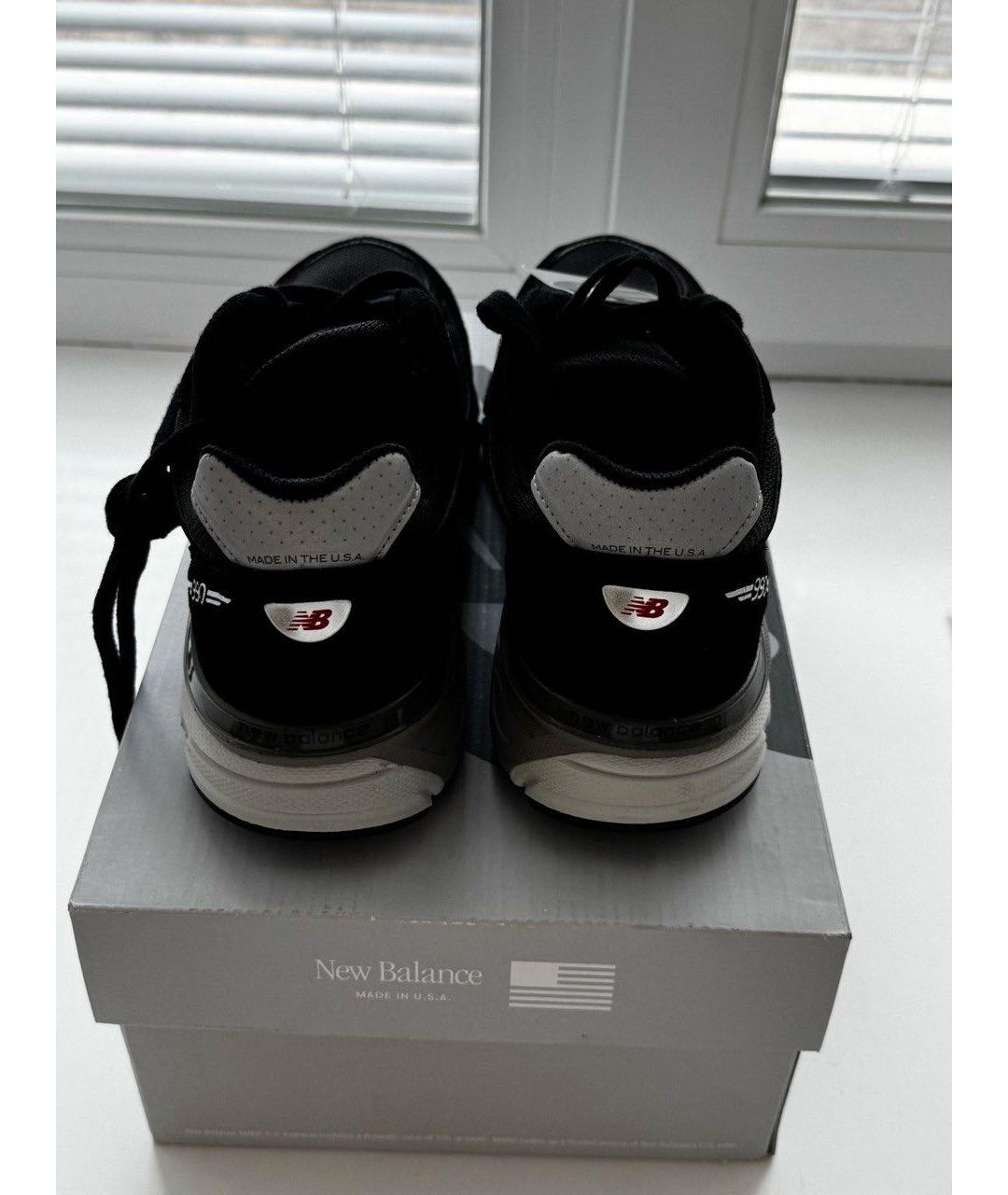 NEW BALANCE Черные замшевые кроссовки, фото 4