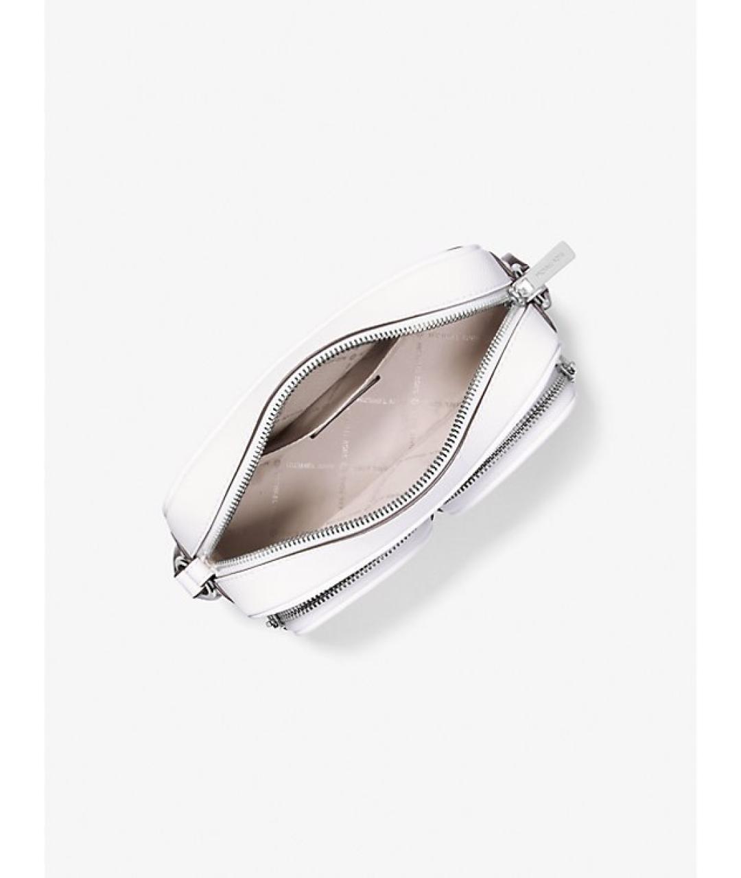 MICHAEL KORS Белая кожаная сумка через плечо, фото 2