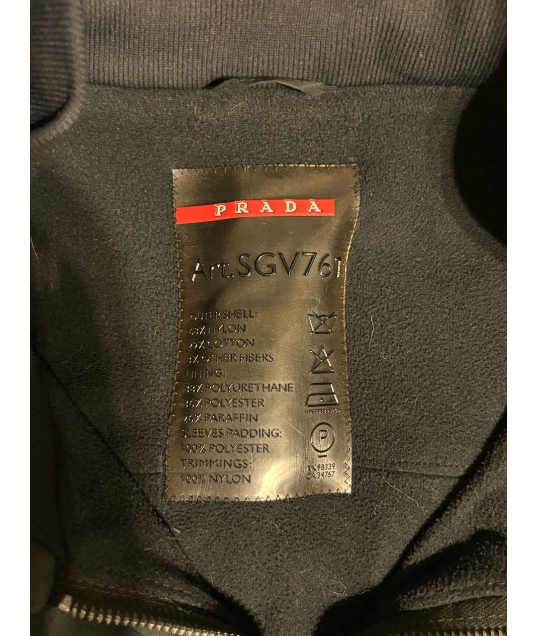 PRADA Хаки хлопковая куртка, фото 3