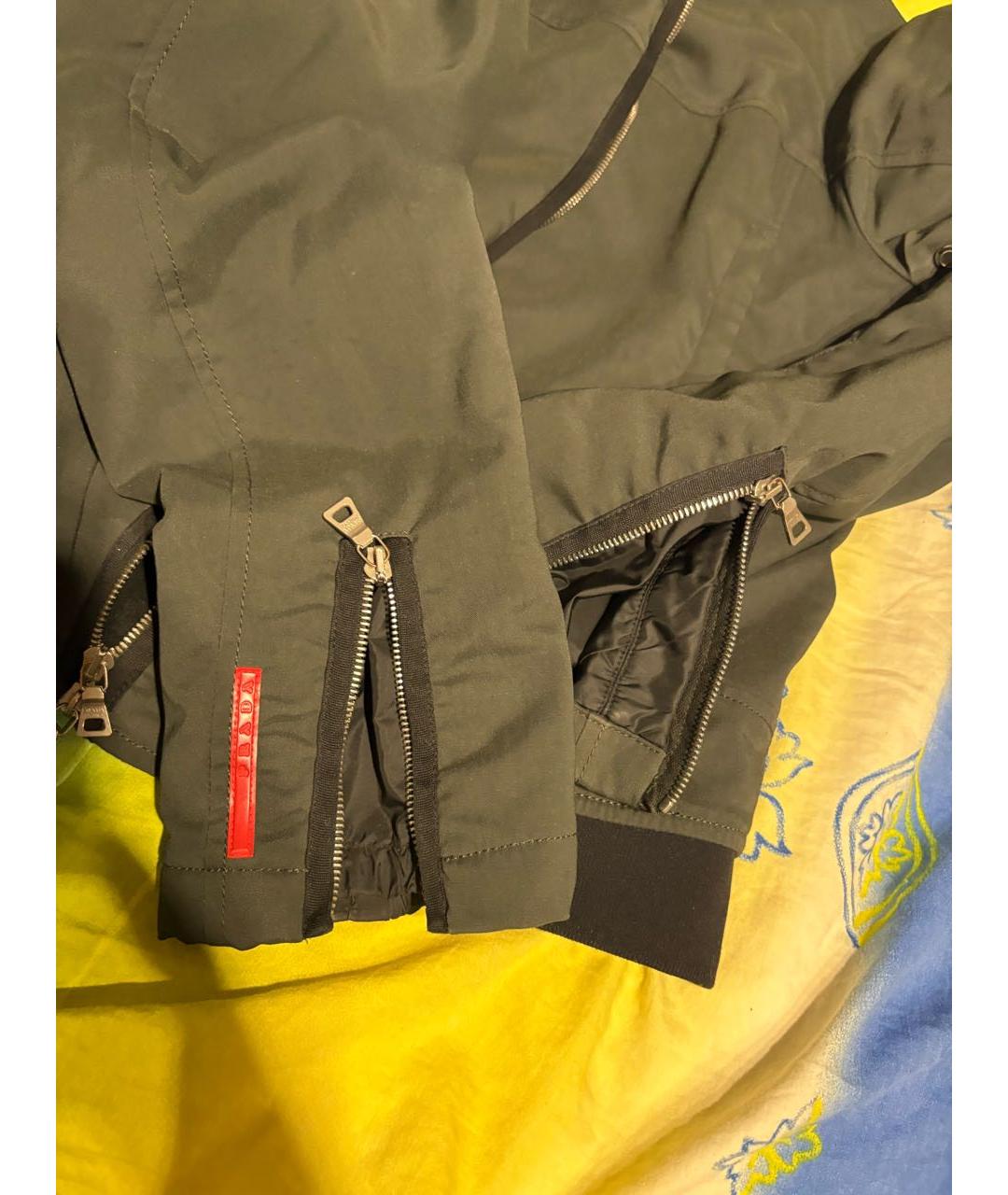 PRADA Хаки хлопковая куртка, фото 6