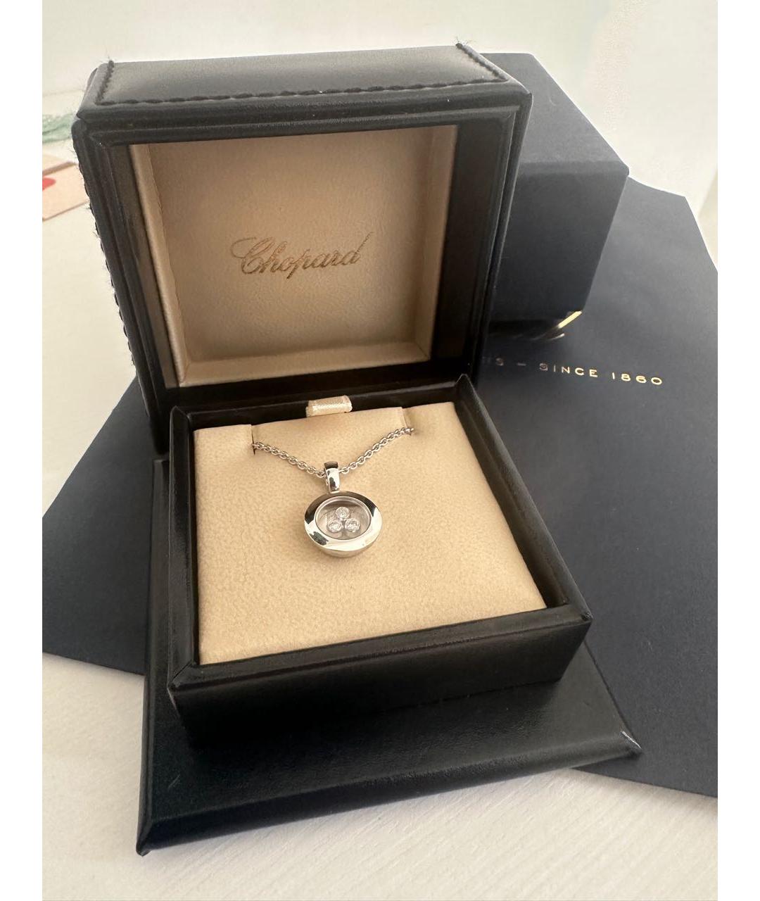 CHOPARD Серебряное колье из белого золота, фото 3