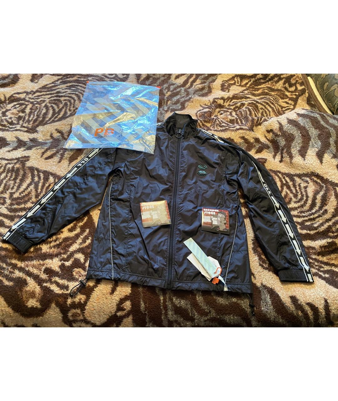 OFF-WHITE Черная полиамидовая куртка, фото 7