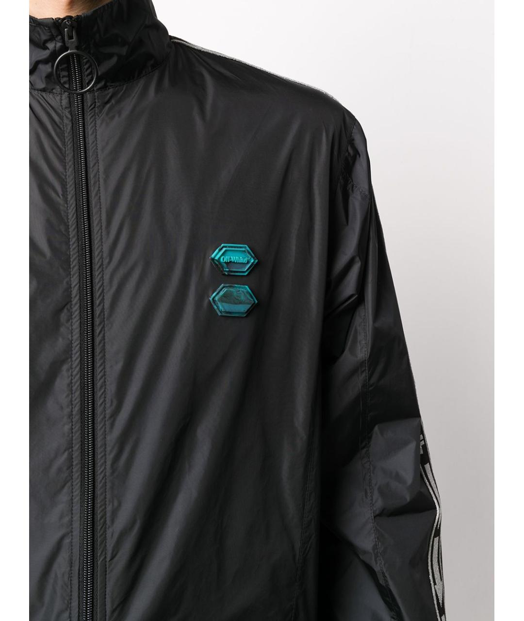 OFF-WHITE Черная полиамидовая куртка, фото 3