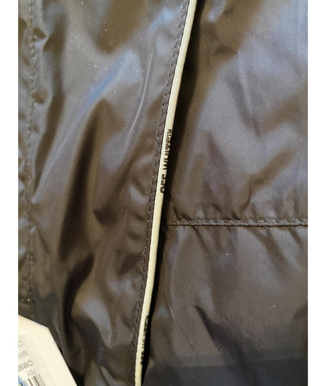 OFF-WHITE Черная полиамидовая куртка, фото 4