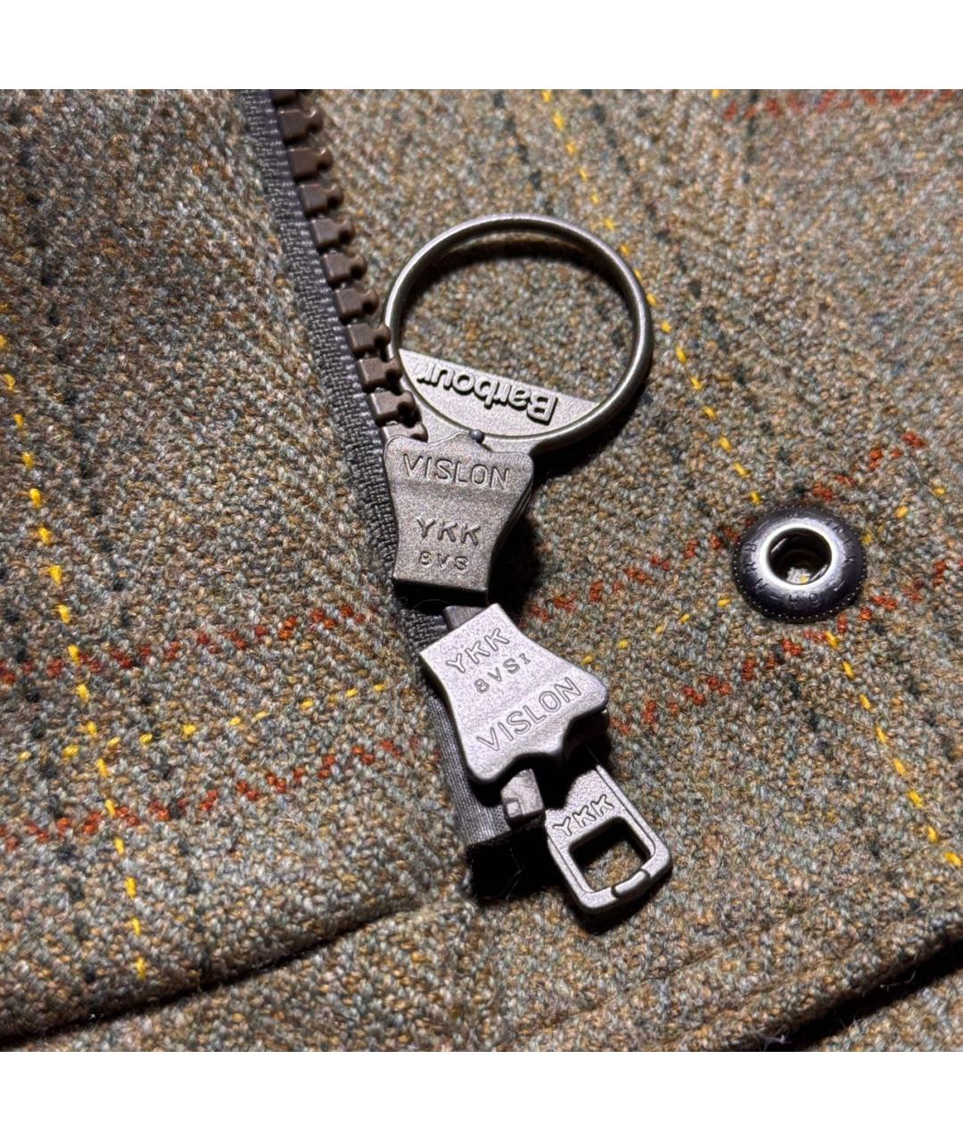 BARBOUR Зеленая твидовая куртка, фото 6