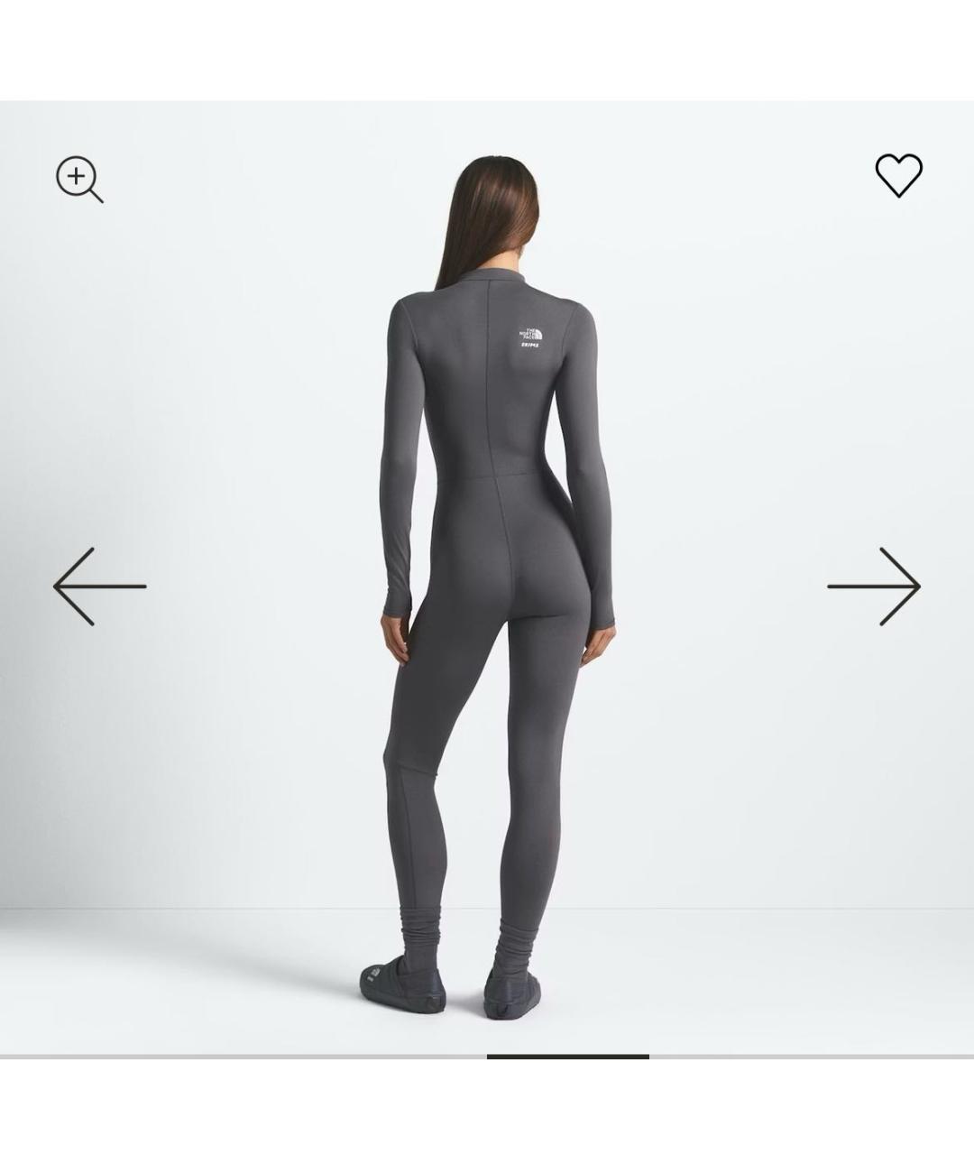 SKIMS Серый полиэстеровый комбинезон, фото 4