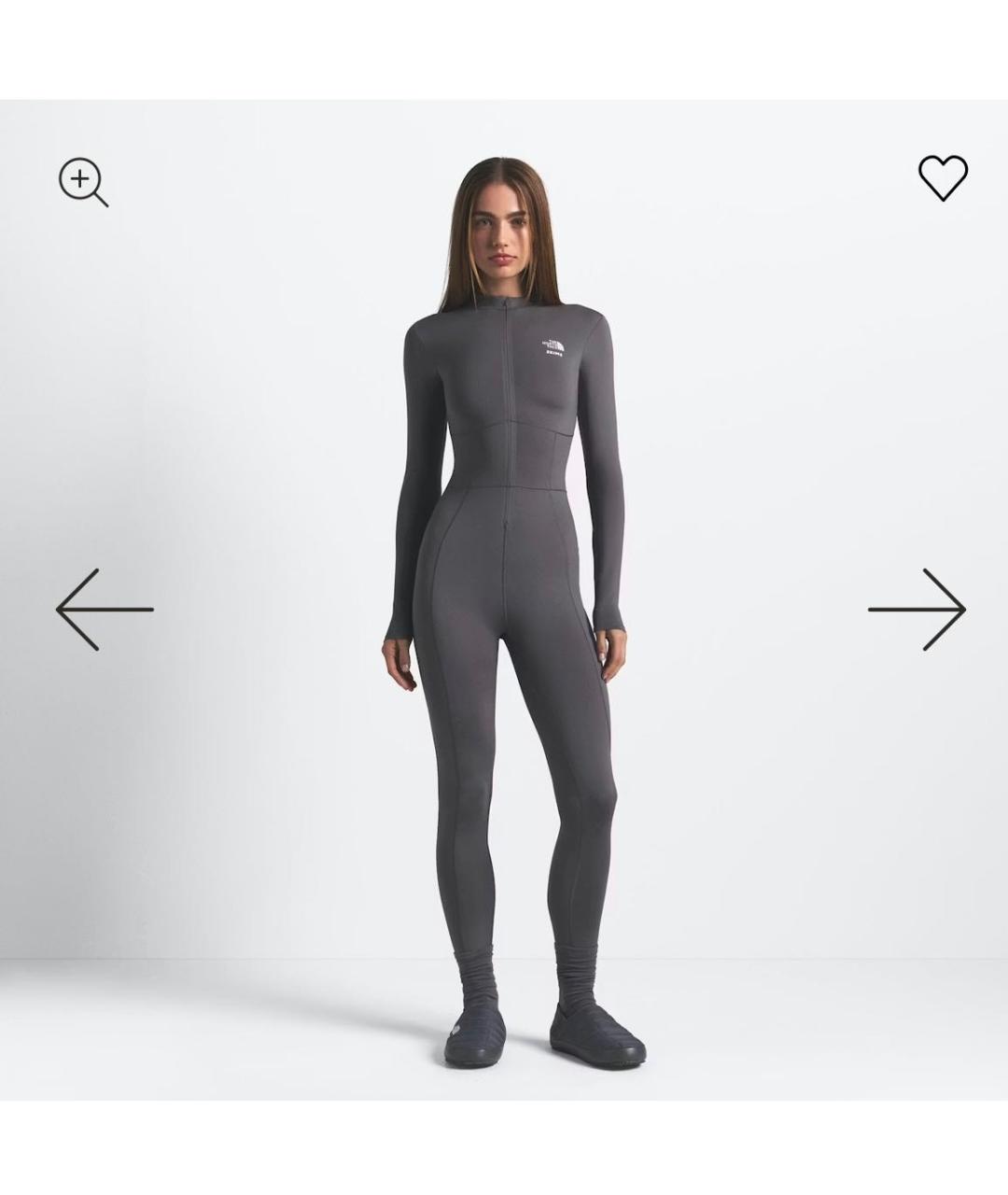 SKIMS Серый полиэстеровый комбинезон, фото 3