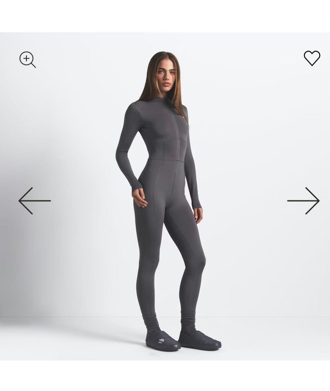 SKIMS Серый полиэстеровый комбинезон, фото 2