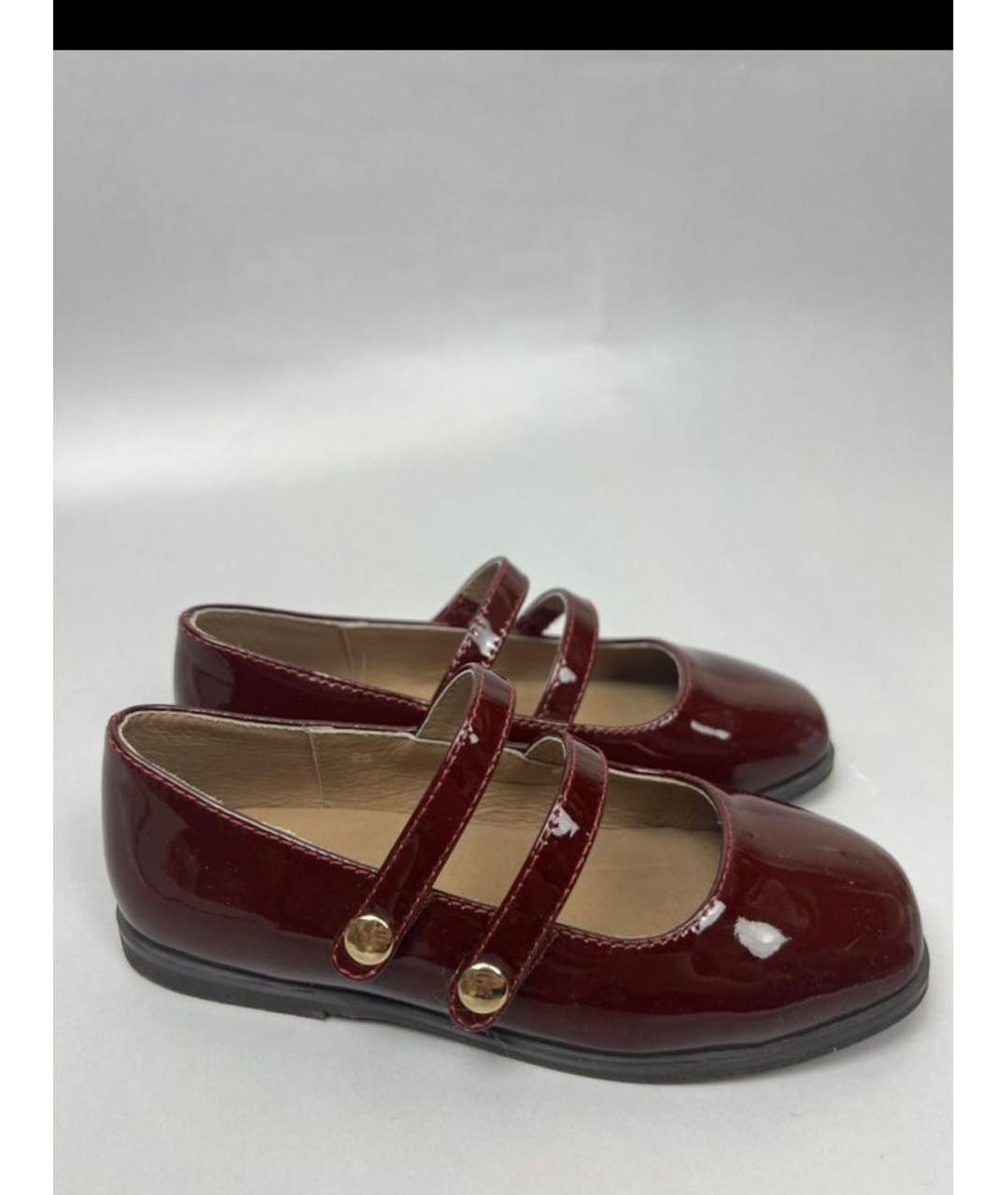 Age Of Innocence Бордовые туфли из лакированной кожи, фото 8