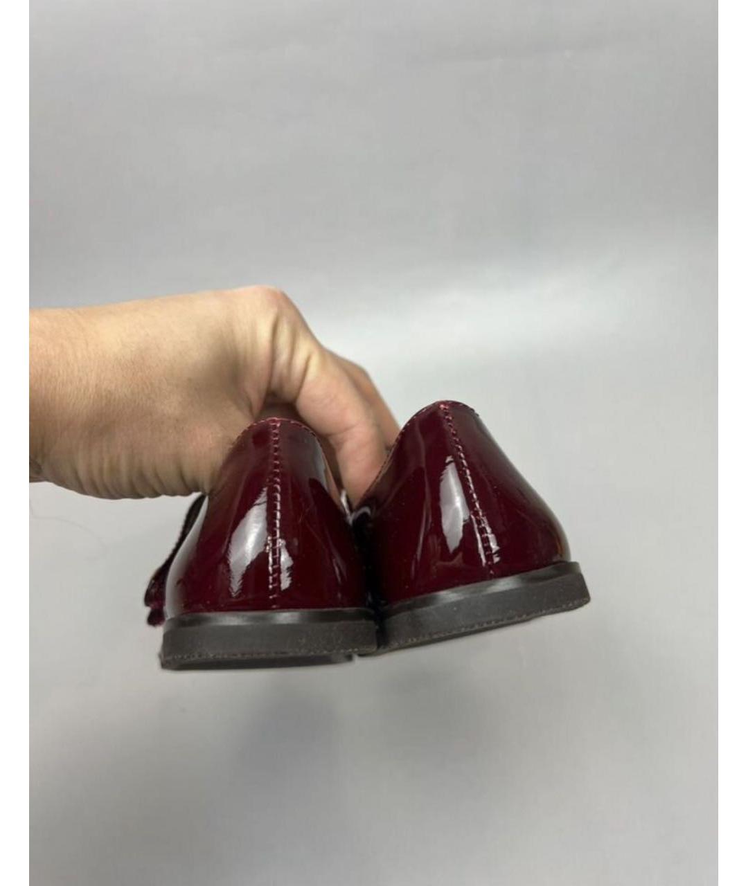 Age Of Innocence Бордовые туфли из лакированной кожи, фото 5