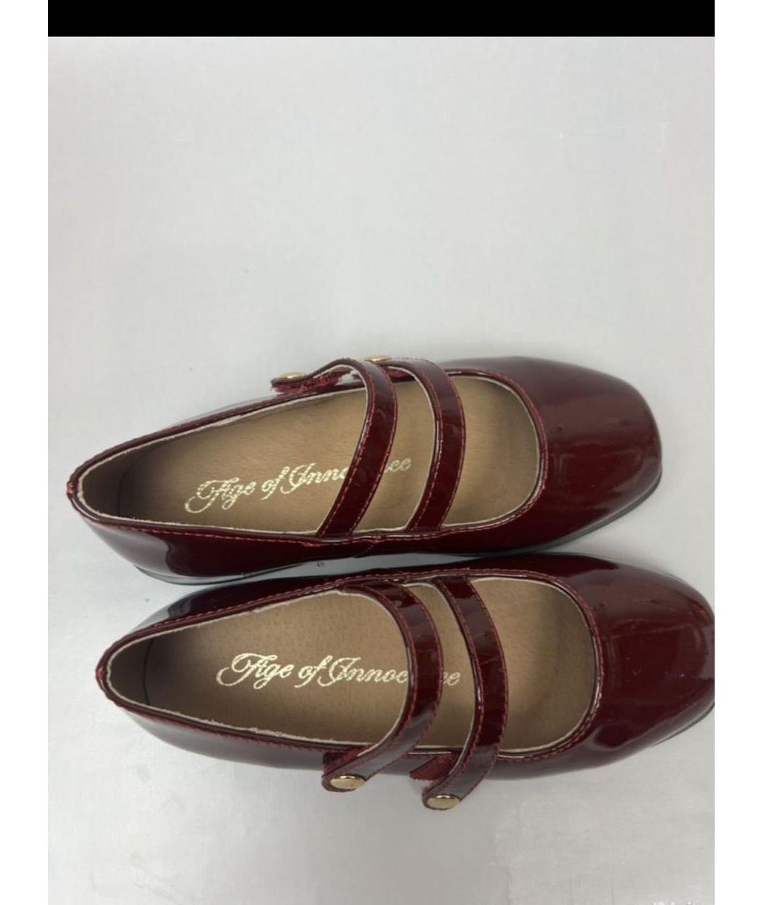 Age Of Innocence Бордовые туфли из лакированной кожи, фото 4