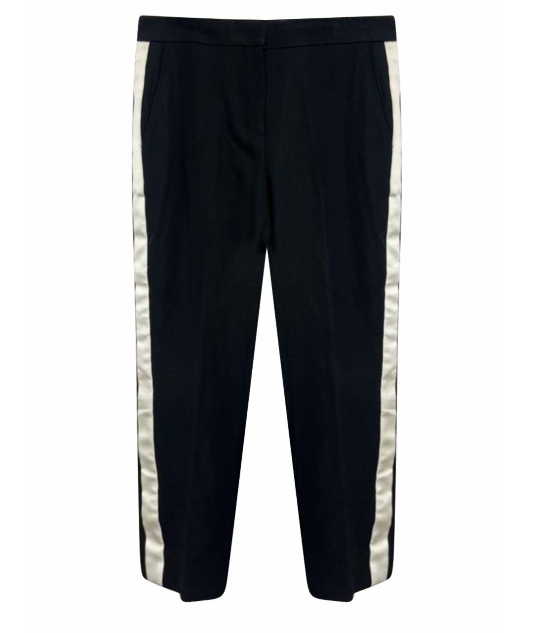 BURBERRY Черные шерстяные брюки узкие, фото 1