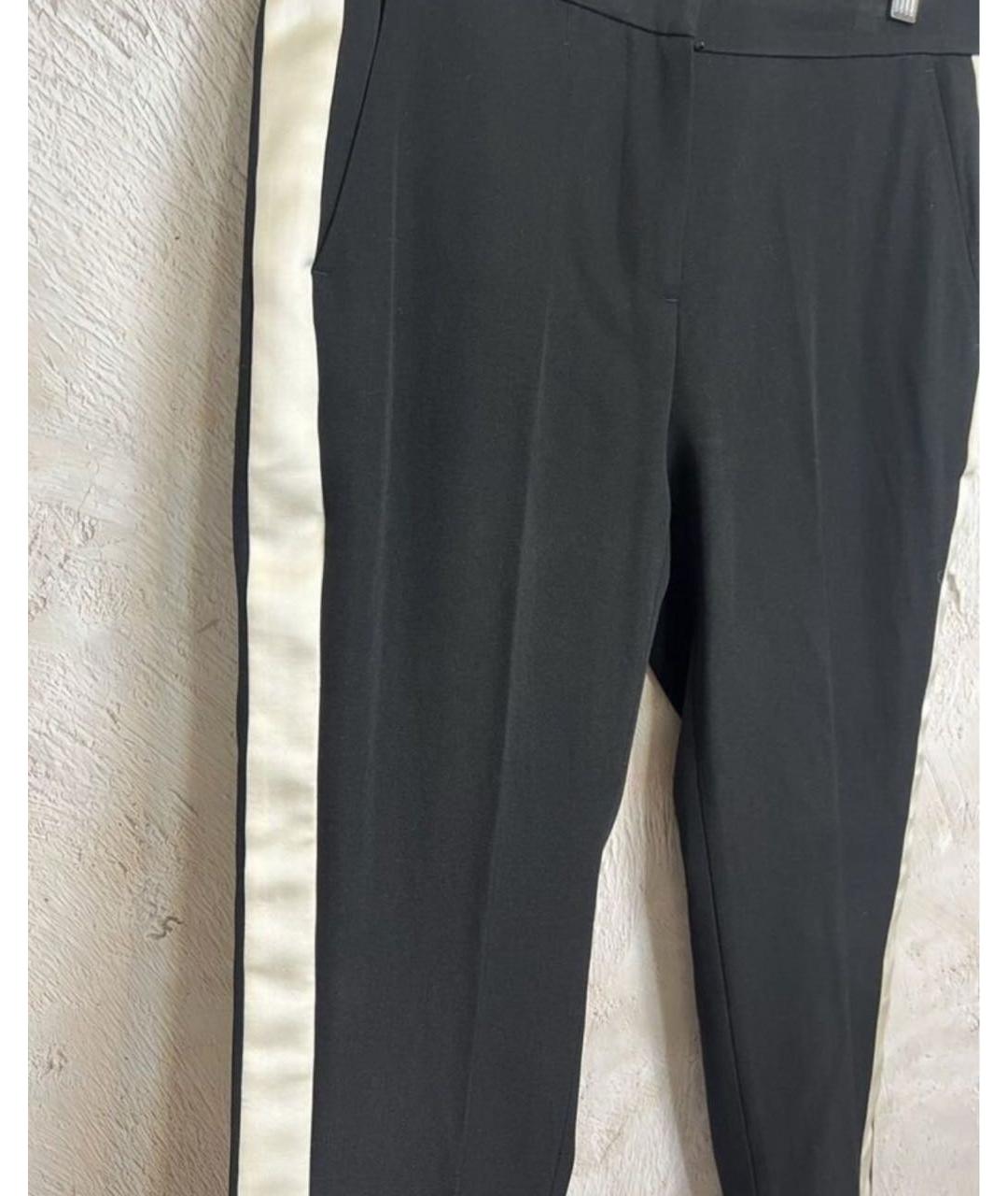 BURBERRY Черные шерстяные брюки узкие, фото 2