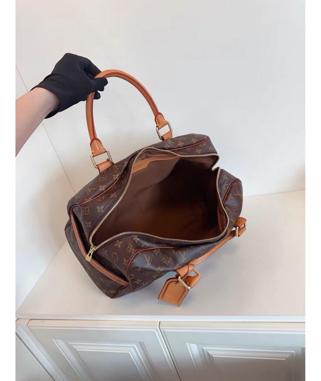 LOUIS VUITTON Коричневая сумка с короткими ручками, фото 4