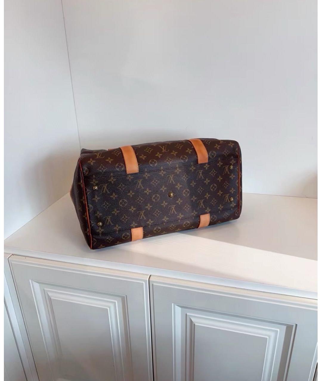 LOUIS VUITTON Коричневая сумка с короткими ручками, фото 7