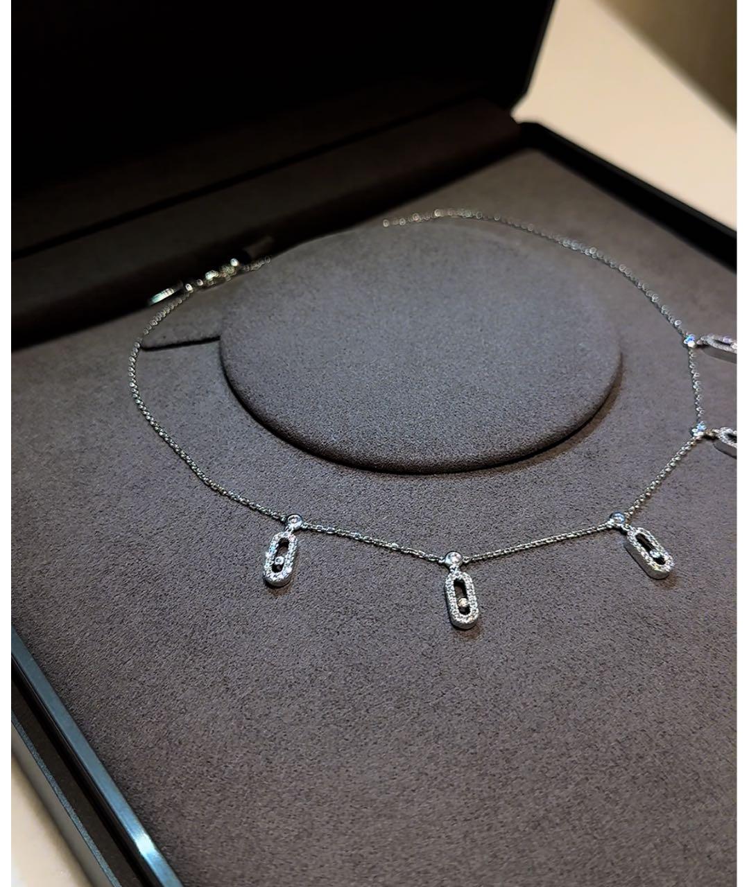 MESSIKA Серебряная цепочка/подвеска из белого золота, фото 2