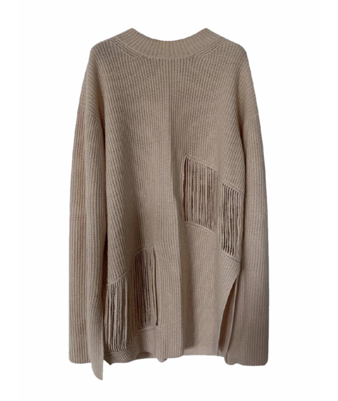 STELLA MCCARTNEY Бежевый полиэстеровый джемпер / свитер, фото 1