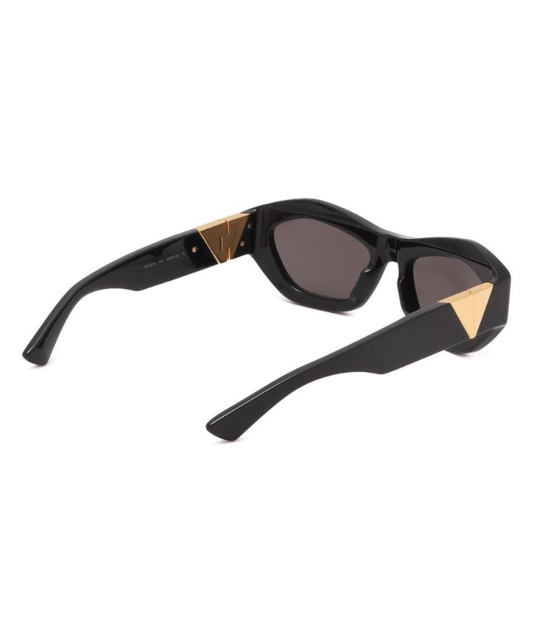 BOTTEGA VENETA Черные пластиковые солнцезащитные очки, фото 8