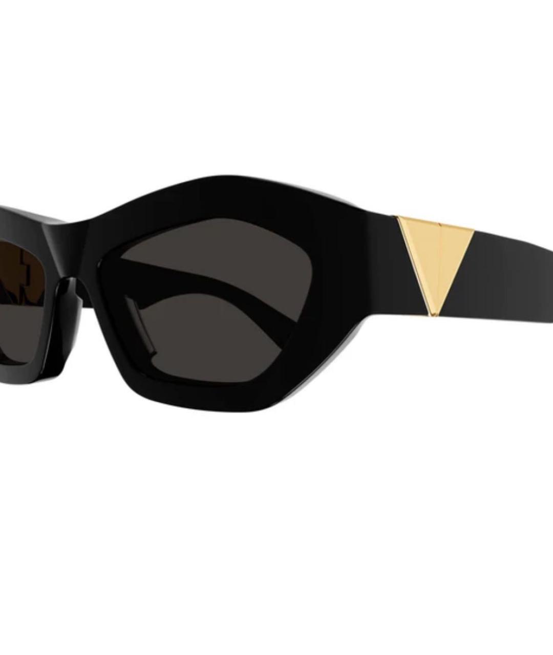 BOTTEGA VENETA Черные пластиковые солнцезащитные очки, фото 5