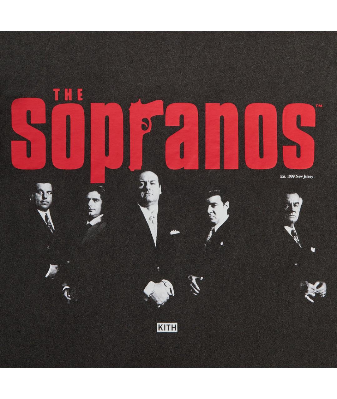 KITH Черная хлопковая футболка, фото 2