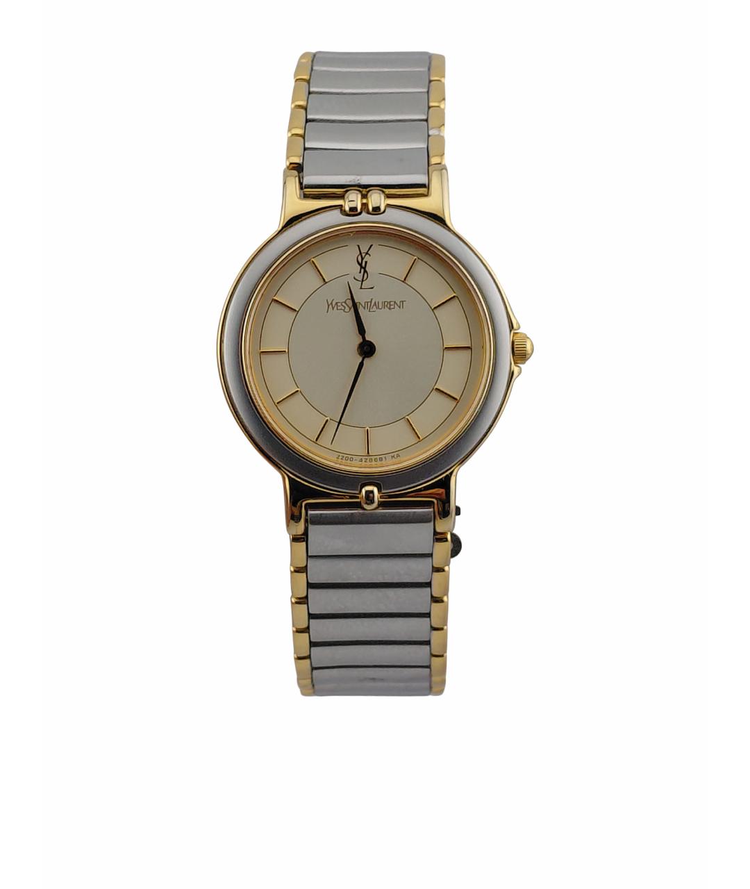 SAINT LAURENT Серебряные стальные часы, фото 1