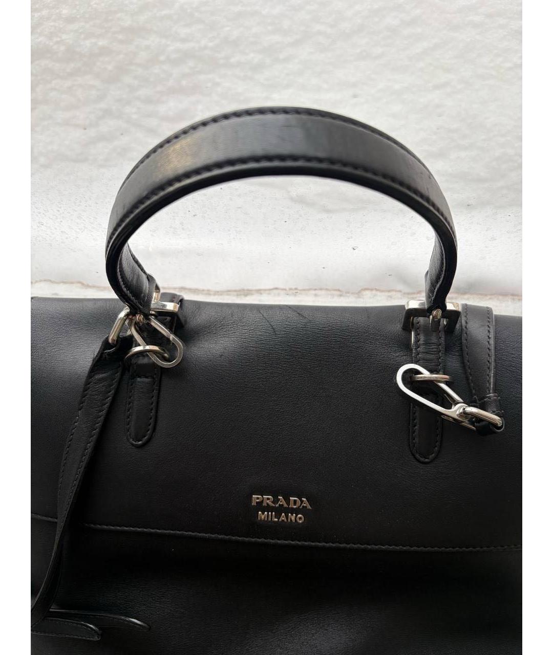 PRADA Черная кожаная поясная сумка, фото 6