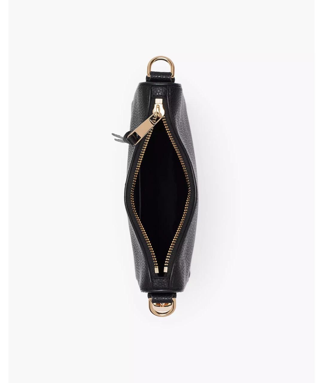 MARC JACOBS Черная кожаная сумка через плечо, фото 4