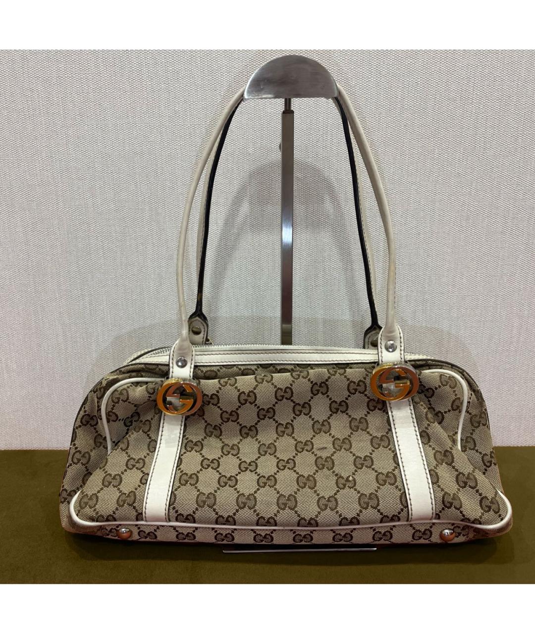 GUCCI Бежевая сумка тоут, фото 2