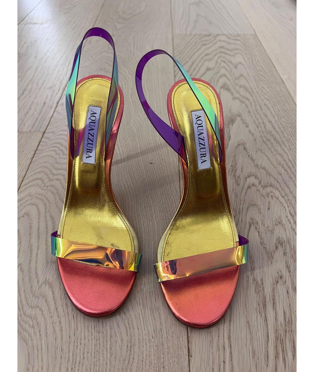 AQUAZZURA Мульти босоножки, фото 2