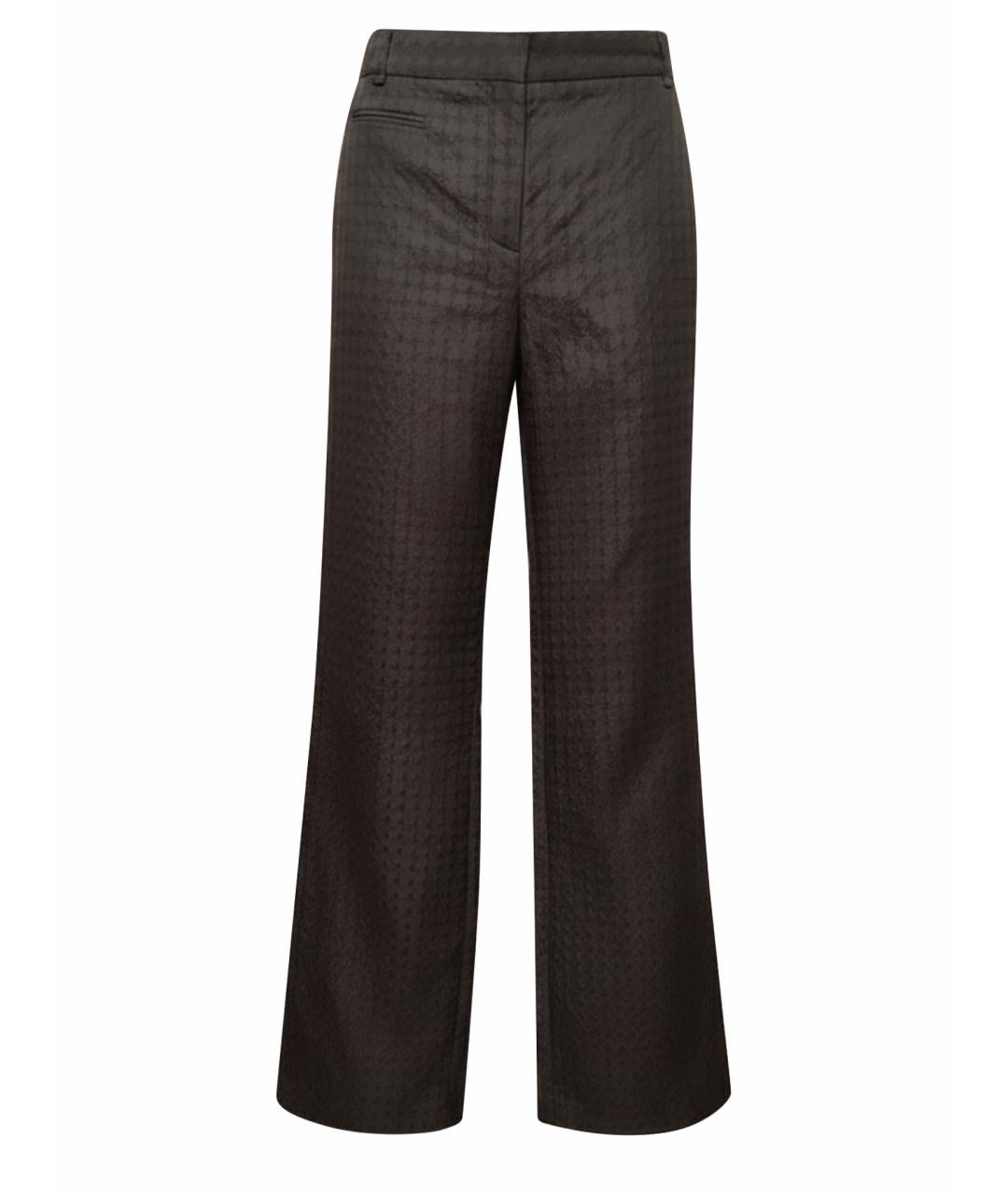 BCBG MAXAZRIA Черные полиэстеровые брюки широкие, фото 1