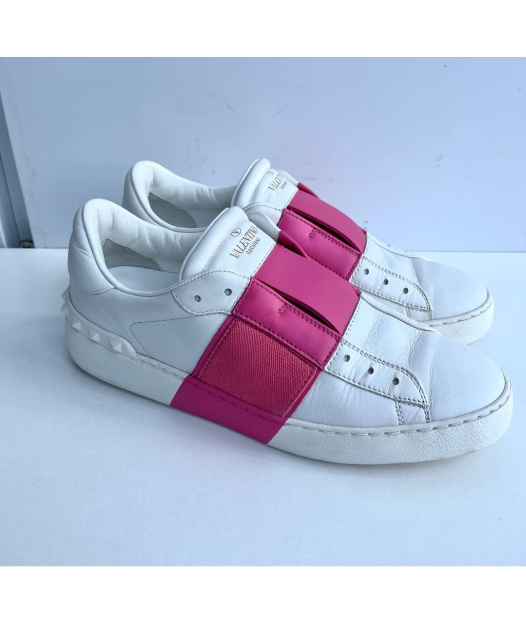 VALENTINO Мульти кожаные кеды, фото 5