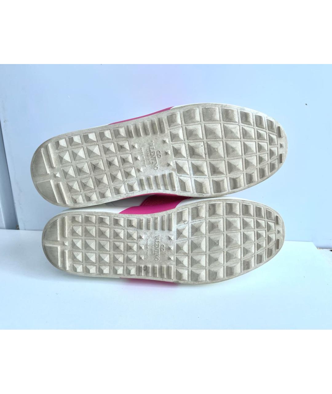 VALENTINO Мульти кожаные кеды, фото 8