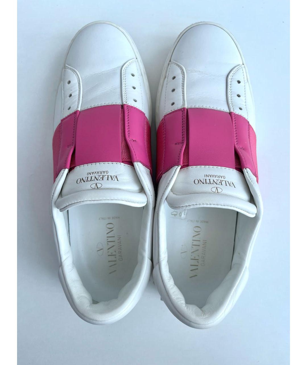 VALENTINO Мульти кожаные кеды, фото 6