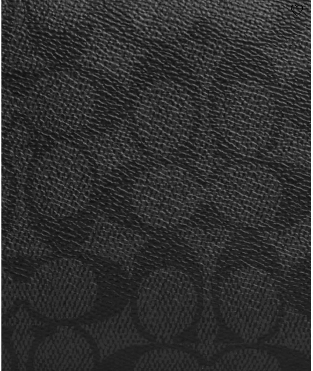 COACH Черная кожаная барсетка, фото 2