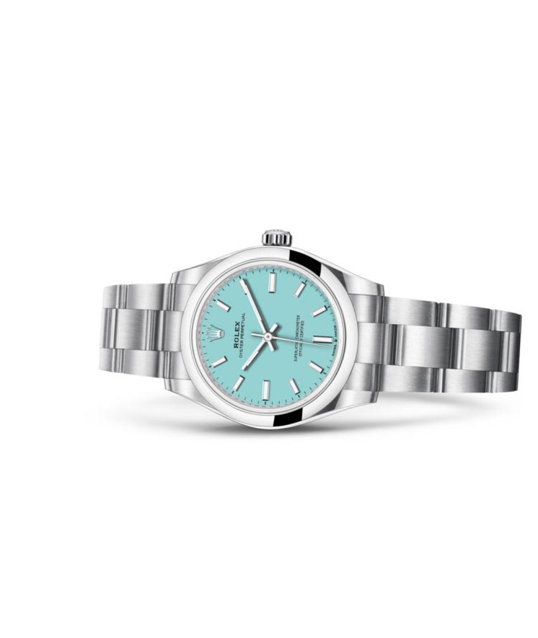 ROLEX Бирюзовые металлические часы, фото 2