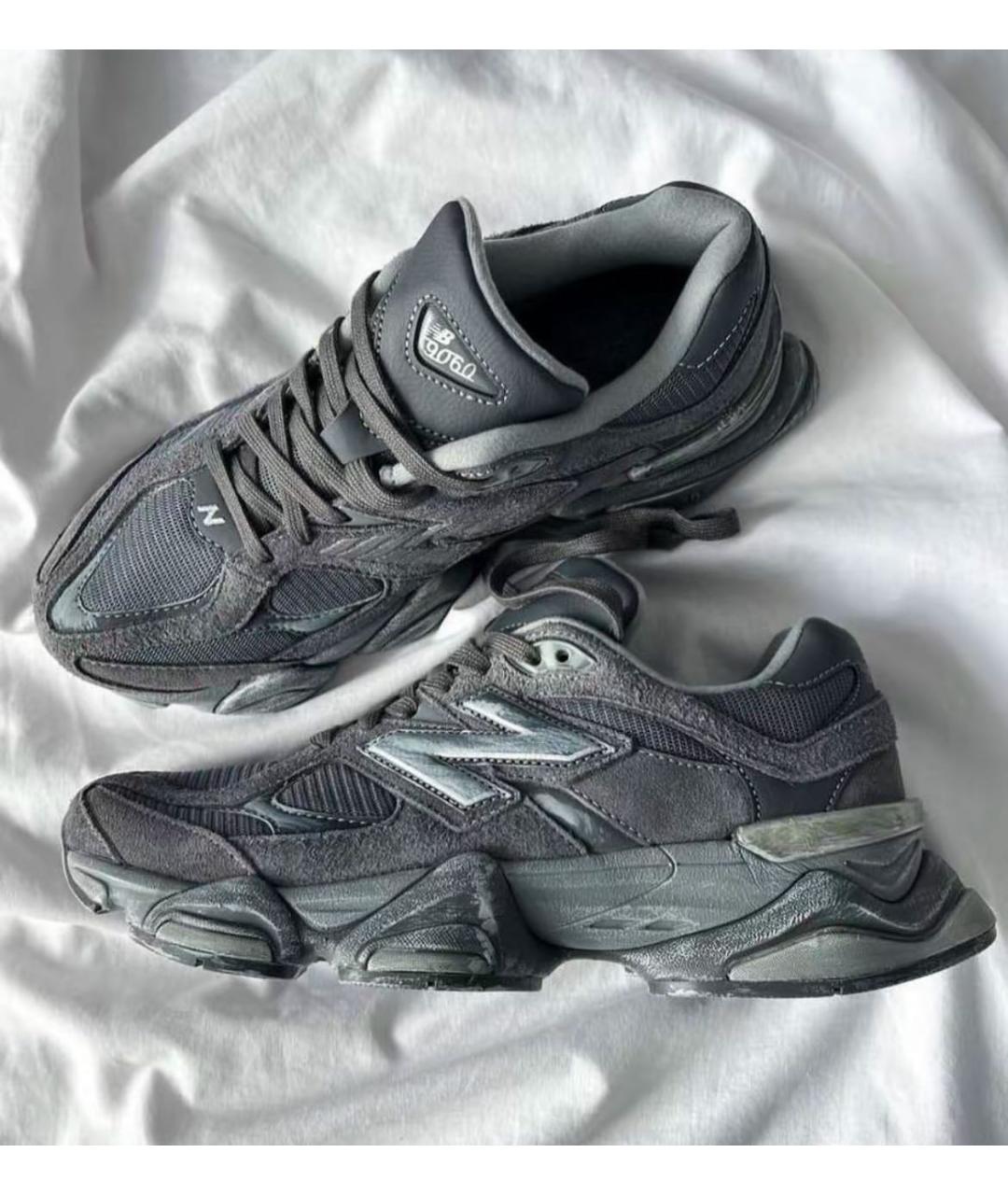 NEW BALANCE Серые замшевые кроссовки, фото 6