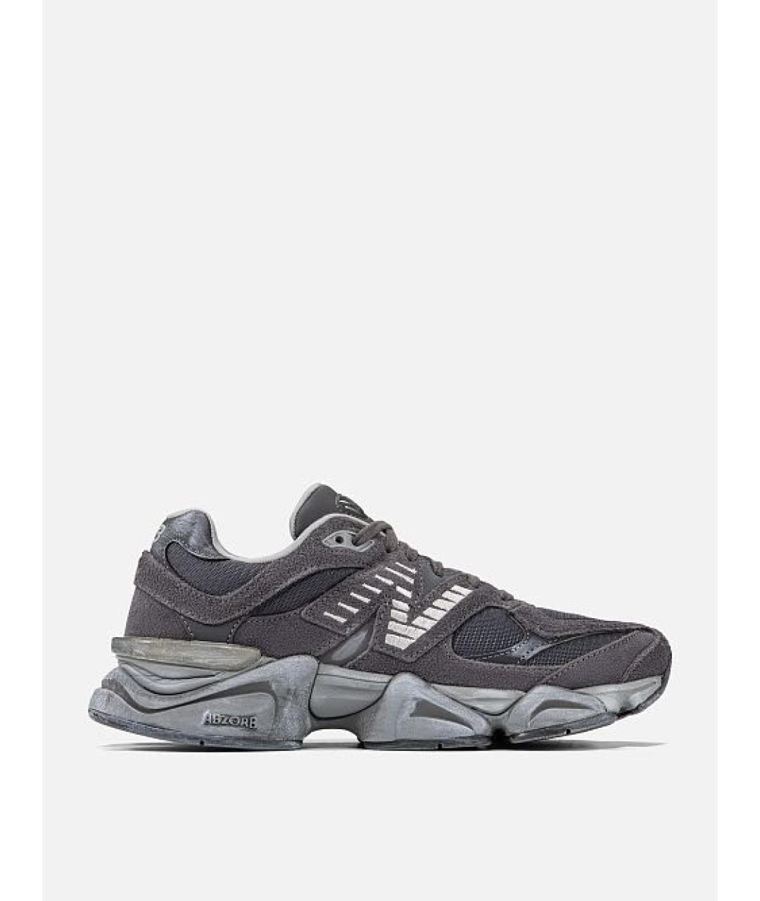 NEW BALANCE Серые замшевые кроссовки, фото 3