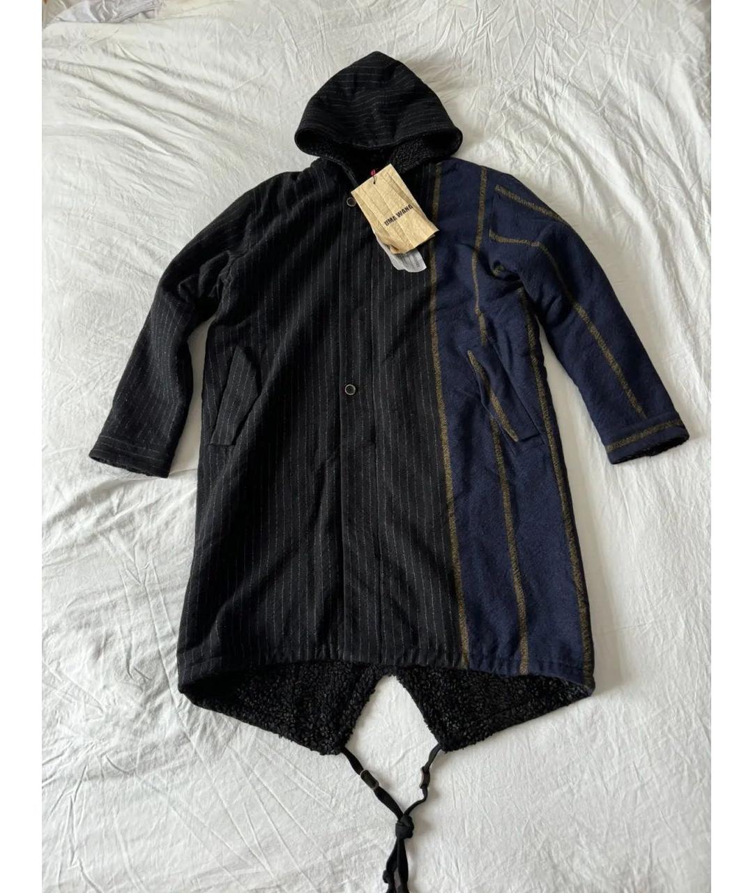 UMA WANG Черная шерстяная парка, фото 7