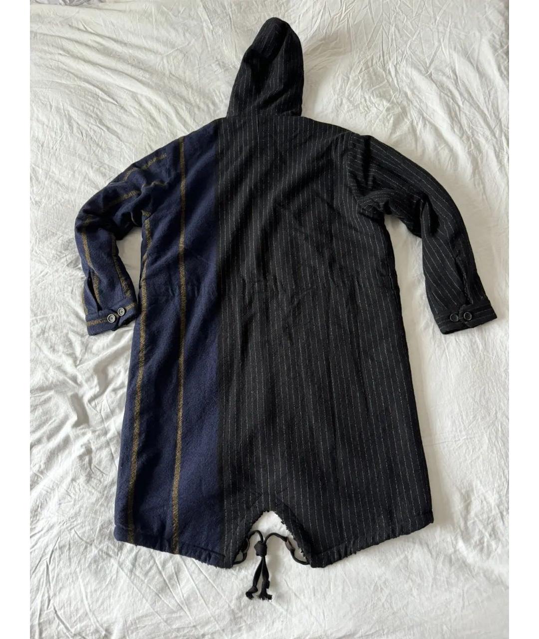 UMA WANG Черная шерстяная парка, фото 2