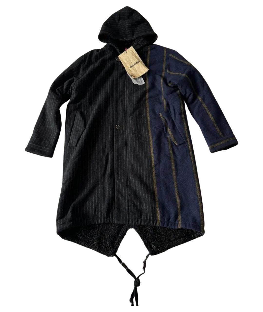 UMA WANG Черная шерстяная парка, фото 1