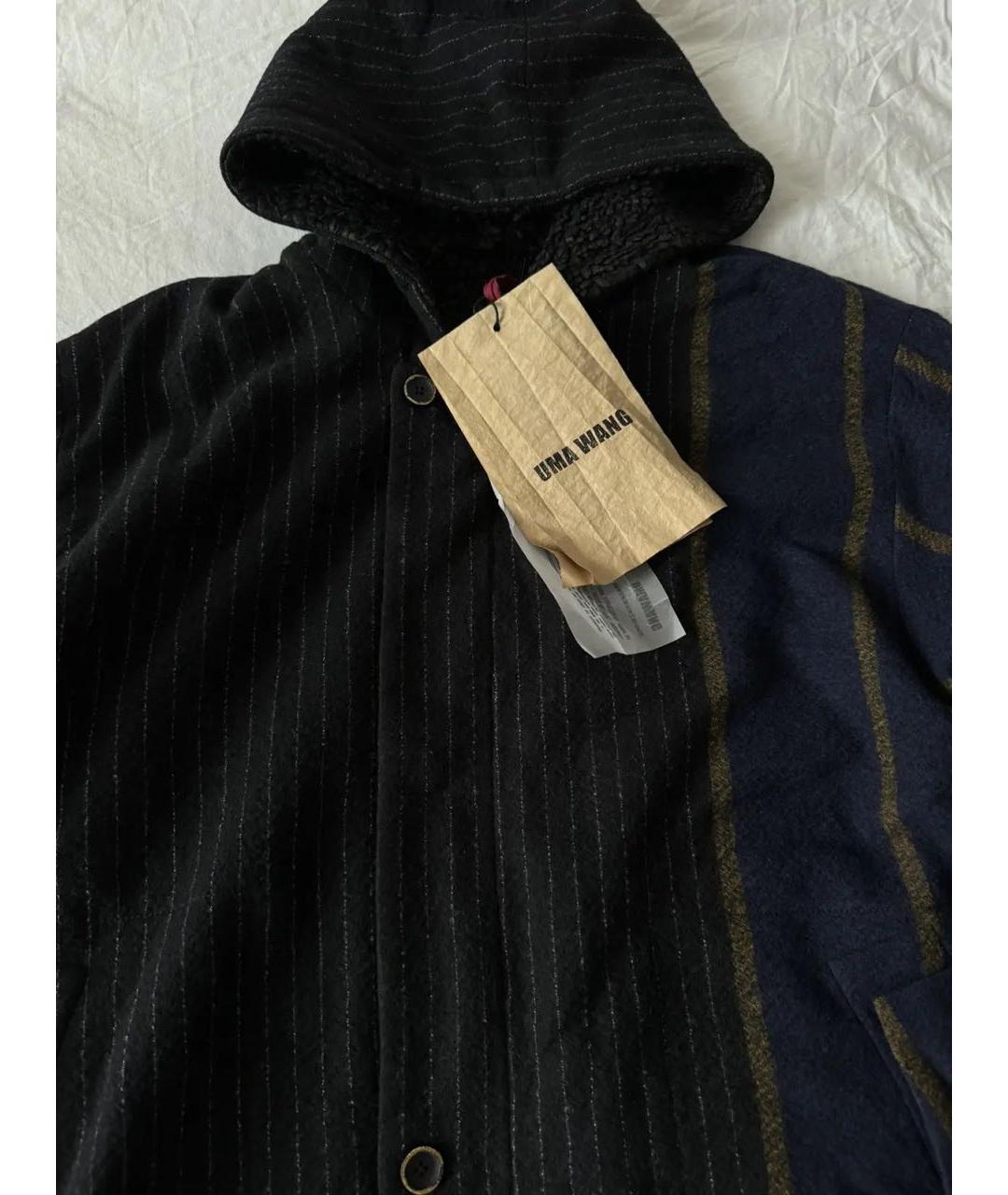 UMA WANG Черная шерстяная парка, фото 4