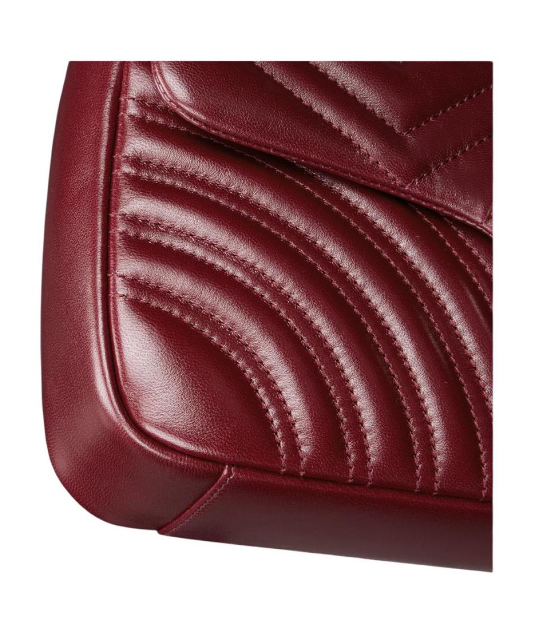 GUCCI Красная кожаная сумка через плечо, фото 6