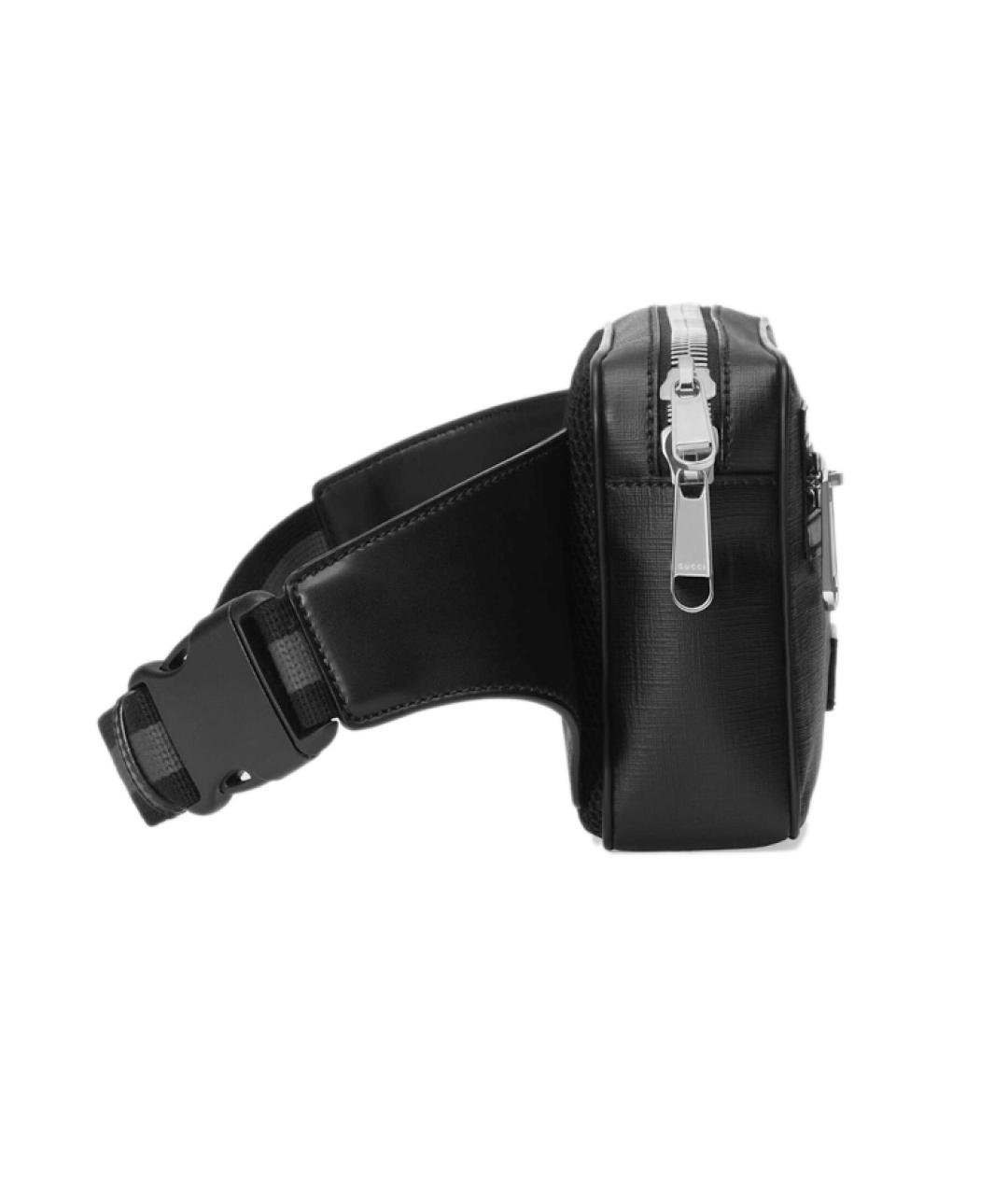GUCCI Черная поясная сумка, фото 3