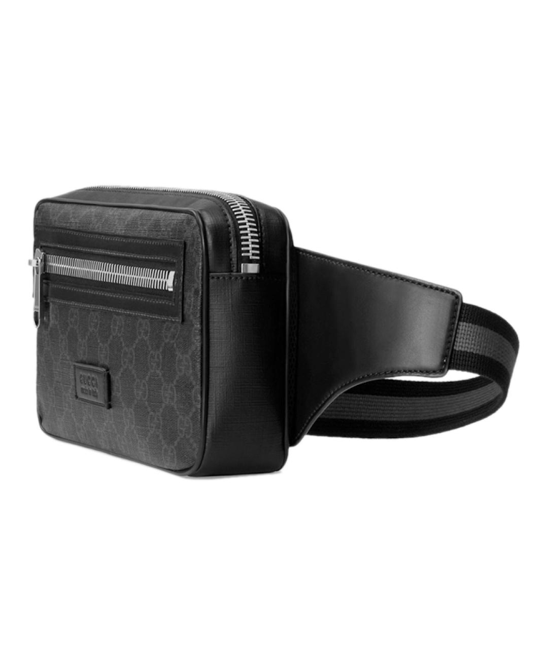 GUCCI Черная поясная сумка, фото 2