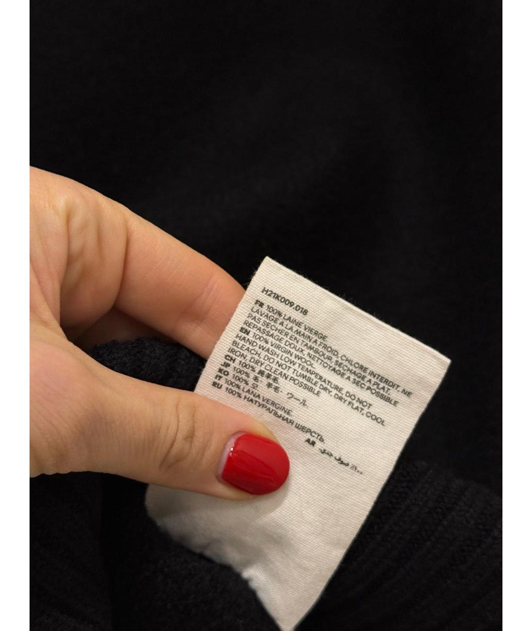 Ami Paris Черный шерстяной джемпер / свитер, фото 7