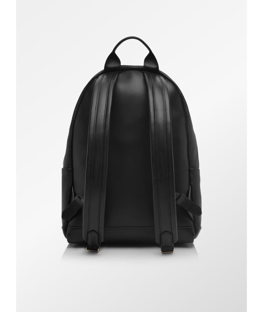 TOM FORD Черный кожаный рюкзак, фото 2