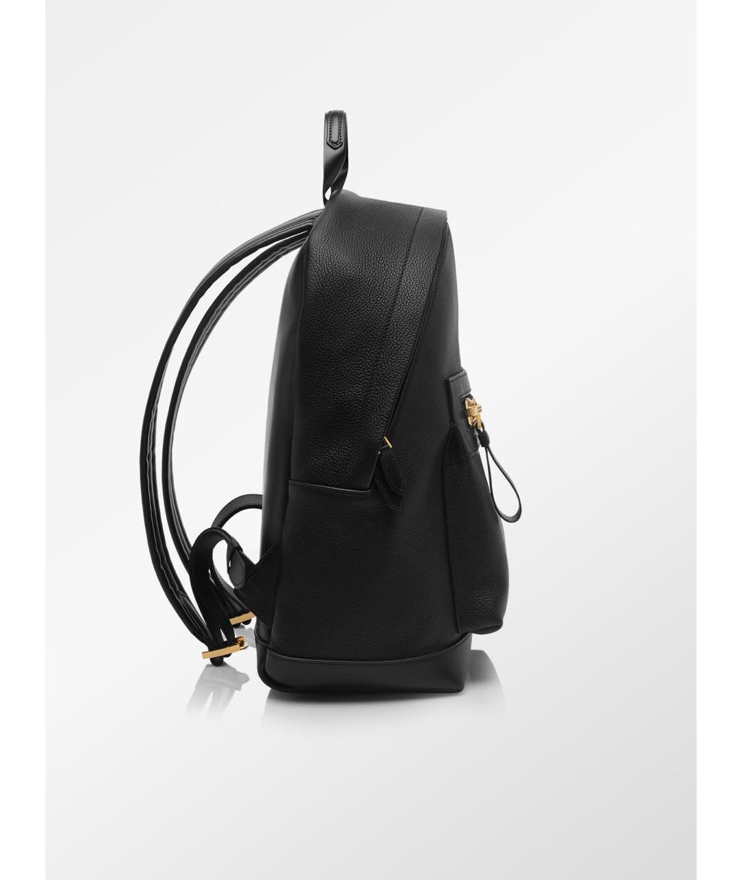 TOM FORD Черный кожаный рюкзак, фото 3